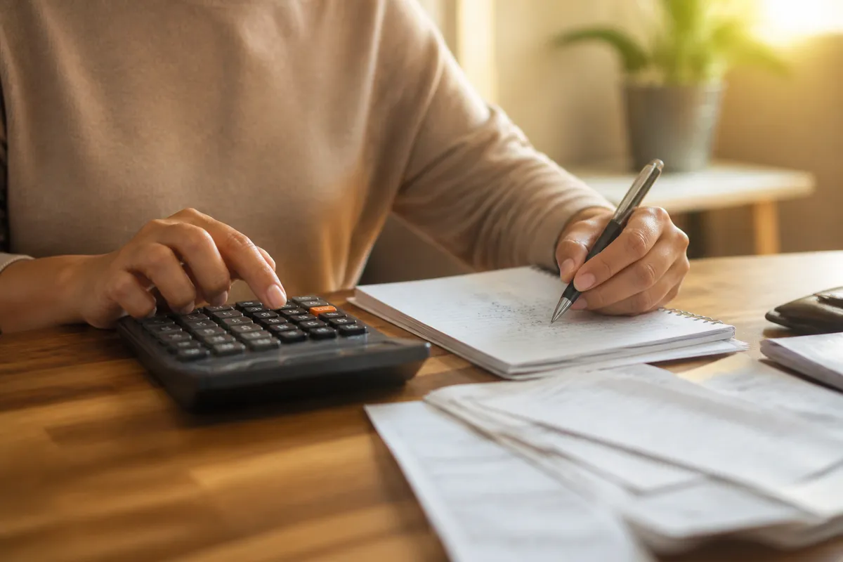 Estudante calculando a renda familiar per capita para ProUni e Fies