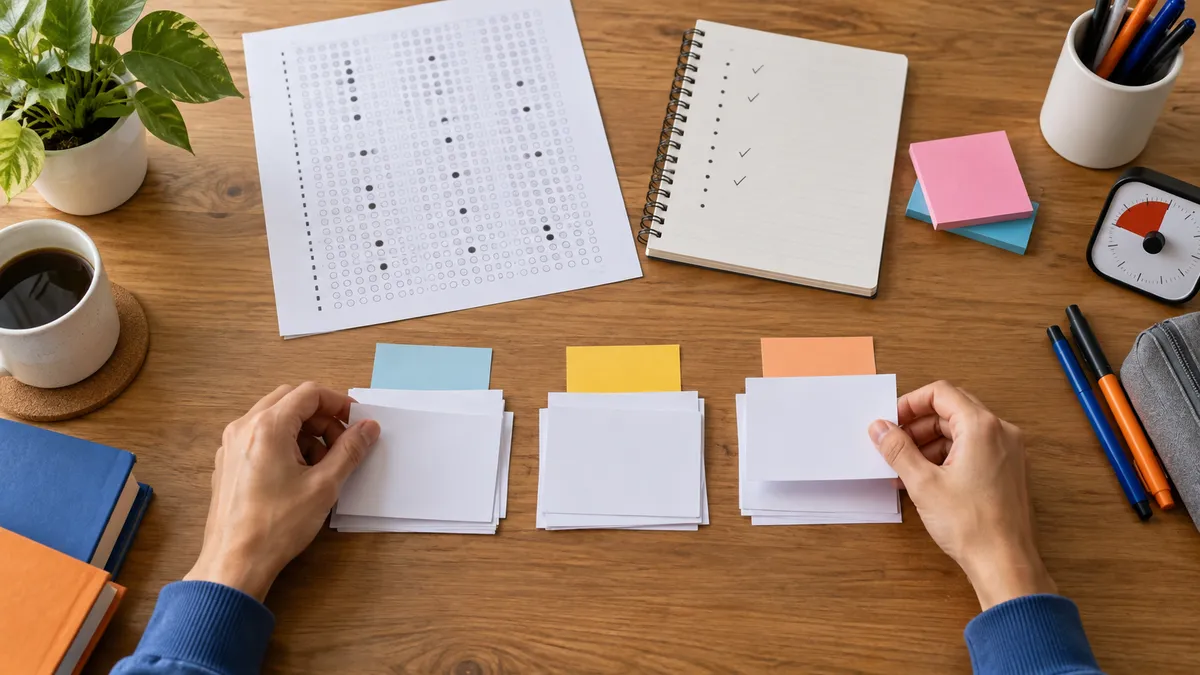 prova do enem 2023 sendo revisada por erros e prioridades de estudo