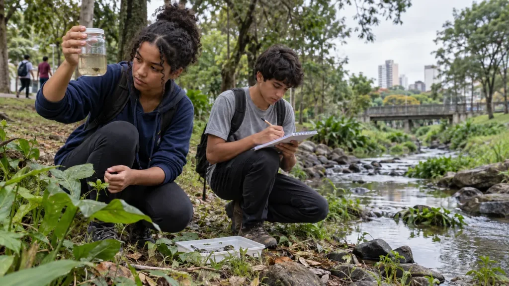 ecologia no enem estudada em atividade de campo com estudantes